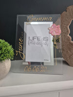 Flower Of The Month June Personalised/Non Personalised Portrait 2 sizes Roses
