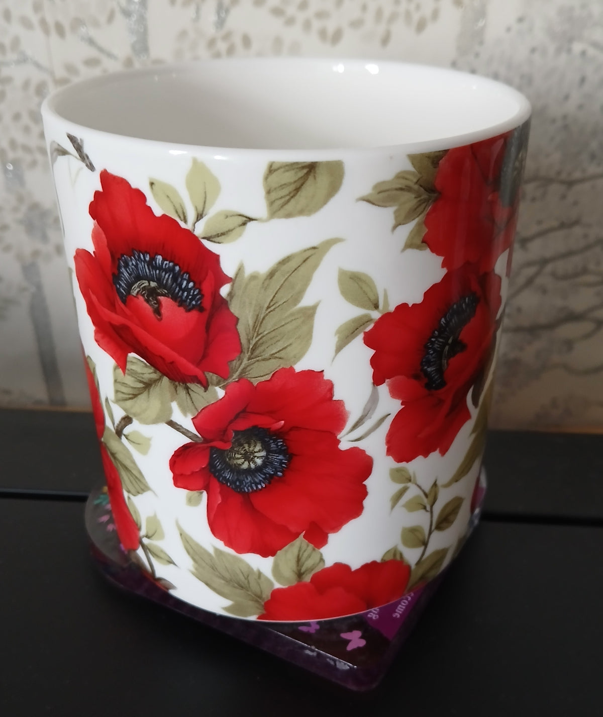 Poppy Flower Chintz Fine Bone China Tea/Coffee Jumbo 1 Pint Mug