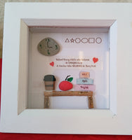 Handmade Teacher Pebble Art