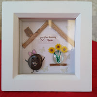 Handmade Pebble Art Mother's Day /Mum/Mummy 3d Frames