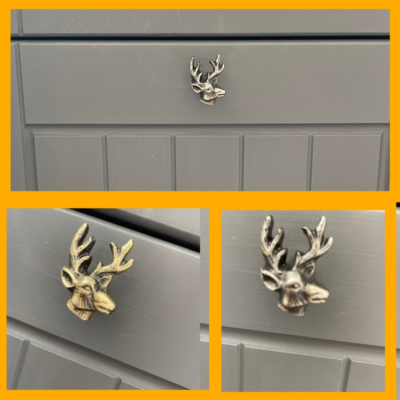 Stags Cabinet/Drawer Knobs 2 Colours