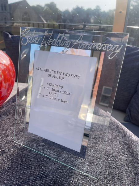 Silver (25th) Wedding Anniversary Gift : Photo Frame Port (Milestone)