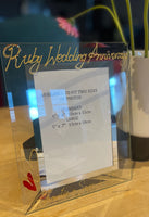Ruby (40th) Wedding Anniversary Gift : Photo Frame Port (Milestone)