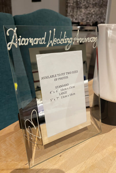 Diamond (60th) Wedding Anniversary Gift : Photo Frame Port (Milestone)