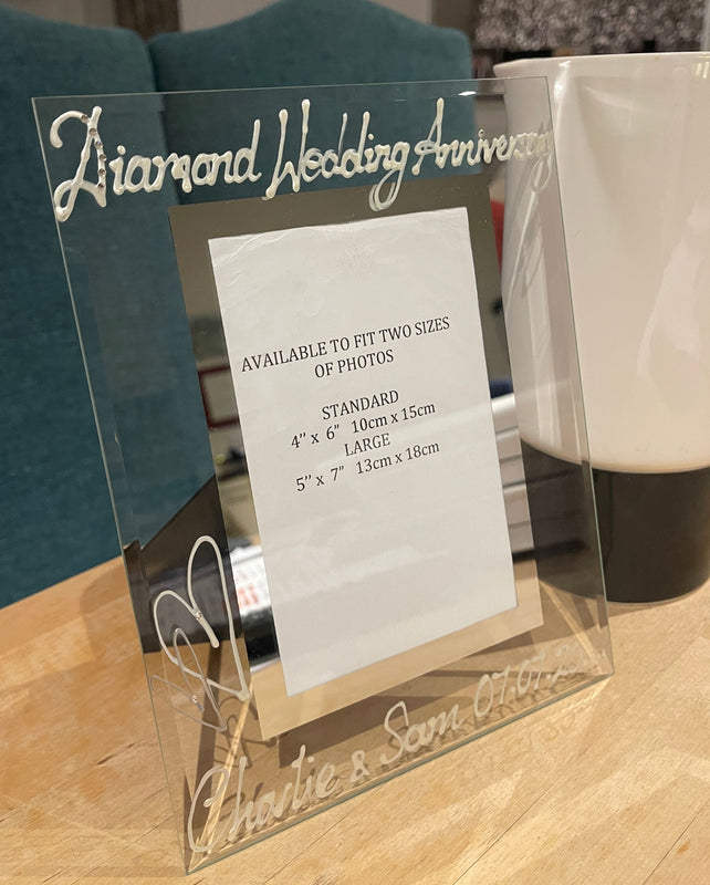 Diamond (60th) Wedding Anniversary Gift : Photo Frame Port (Milestone)