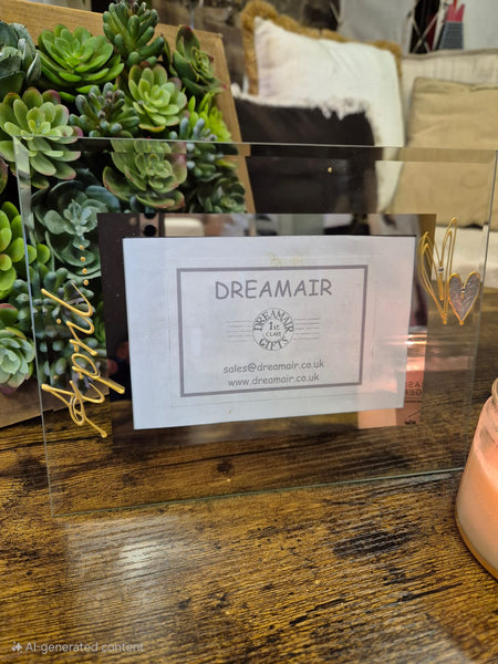 Birthstone Diamond April Personalised/Non Personalised Landscape 2 sizes