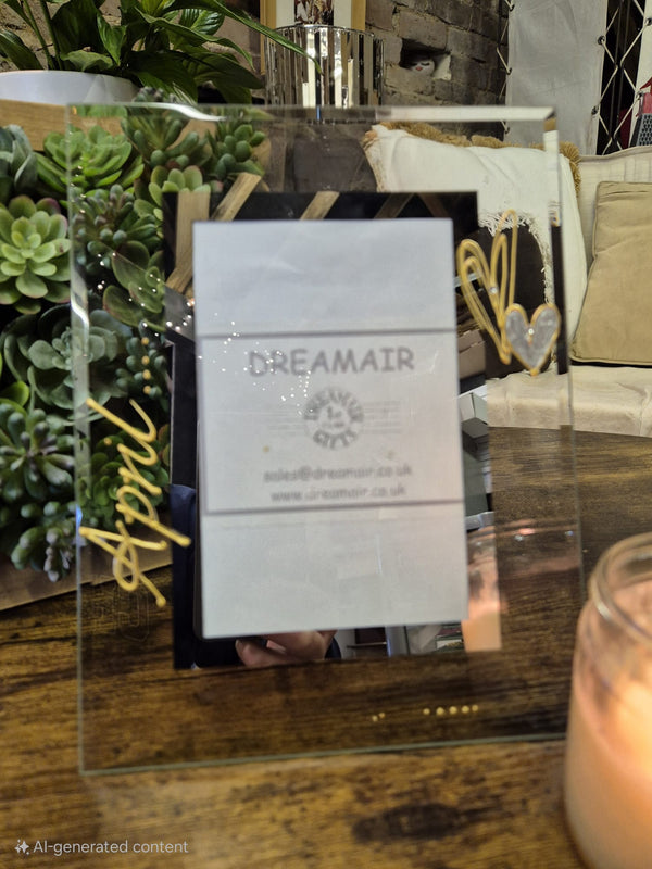 Birthstone April Diamond Personalised/Non Personalised Portrait 2 sizes