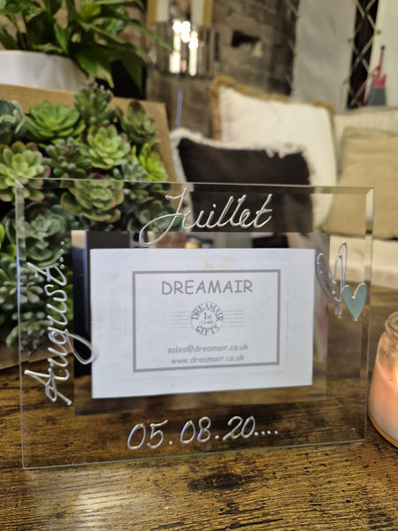 Birthstone August Peridot Personalised/Non Personalised Landscape 2 sizes