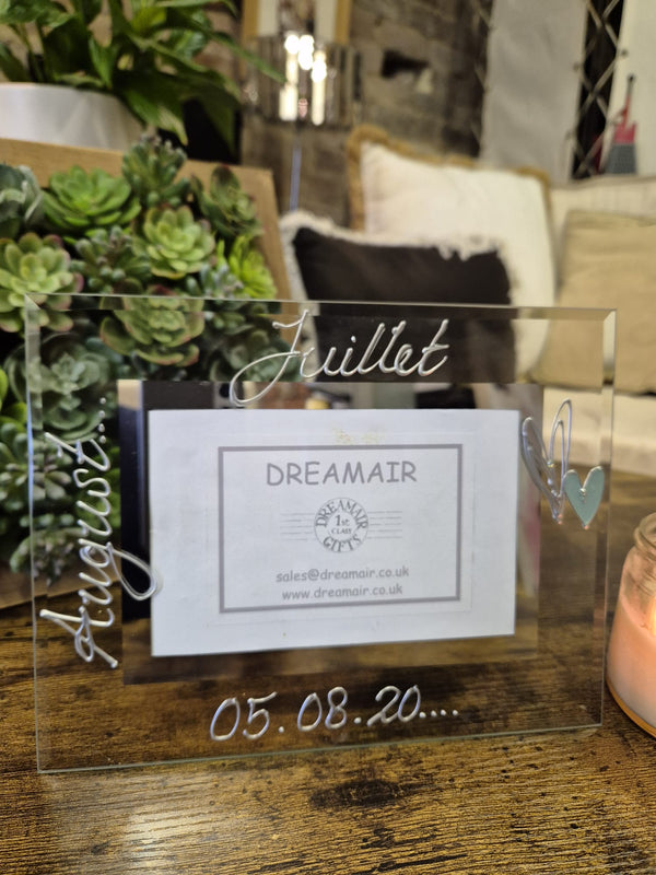 Birthstone August Peridot Personalised/Non Personalised Landscape 2 sizes