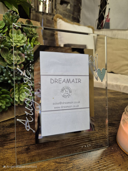 Birthstone August Peridot Personalised/Non Personalised Portrait Photo Frame 2 sizes