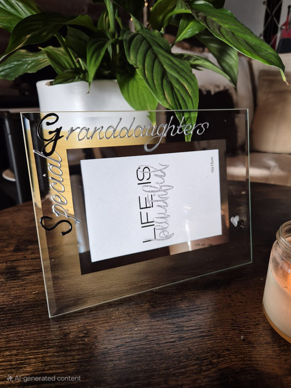 Special Granddaughters Gift Photo Frame Landscape B/S