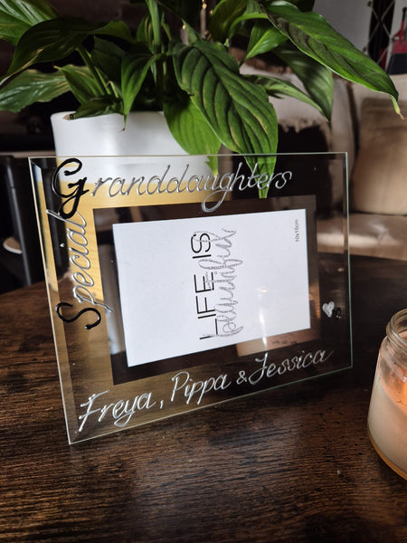 Special Granddaughters Gift Photo Frame Landscape B/S