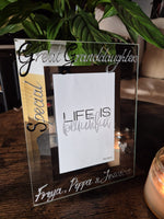 Hand Painted Special Great Granddaughters Gift Photo Frame: Portrait BS