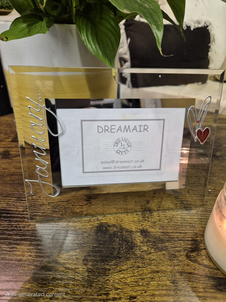 Birthstone Garnet January Personalised/non personalised Landscape 2 sizes