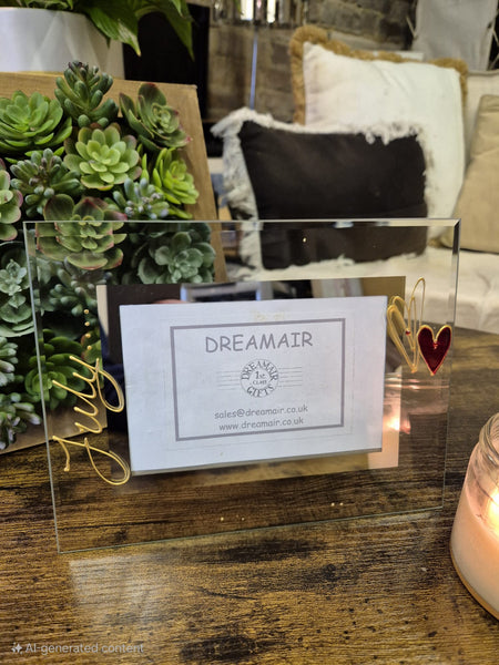 Birthstone July Ruby Personalised/Non Personalised Landscape 2 sizes