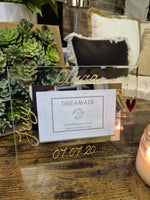 Birthstone July Ruby Personalised/Non Personalised Landscape 2 sizes