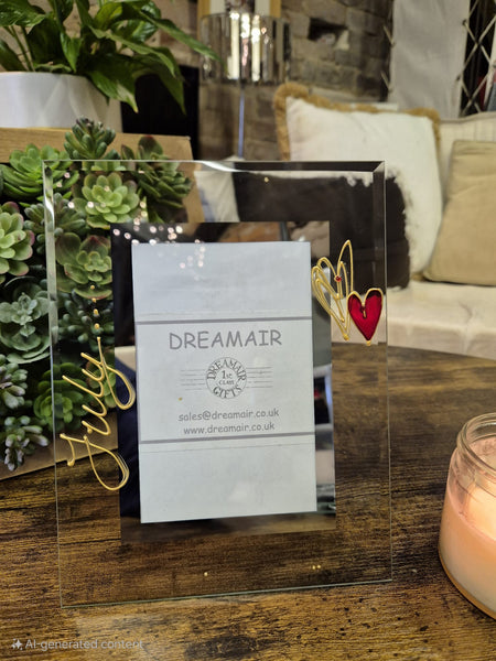 Birthstone July Ruby Personalised/Non Personalised Portrait Photo Frame 2 sizes