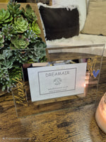 Birthstone Aquamarine March Personalised/Non Personalised Landscape 2 sizes