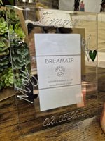 Birthstone May Emerald Personalised/Non Personalised Portrait Photo Frame 2 sizes