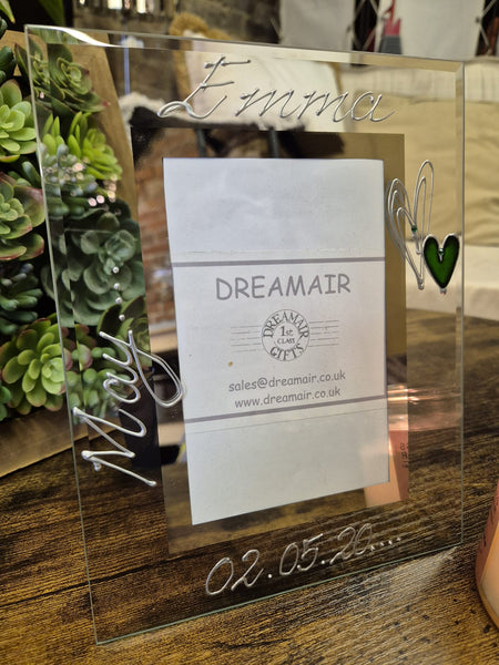 Birthstone May Emerald Personalised/Non Personalised Portrait Photo Frame 2 sizes