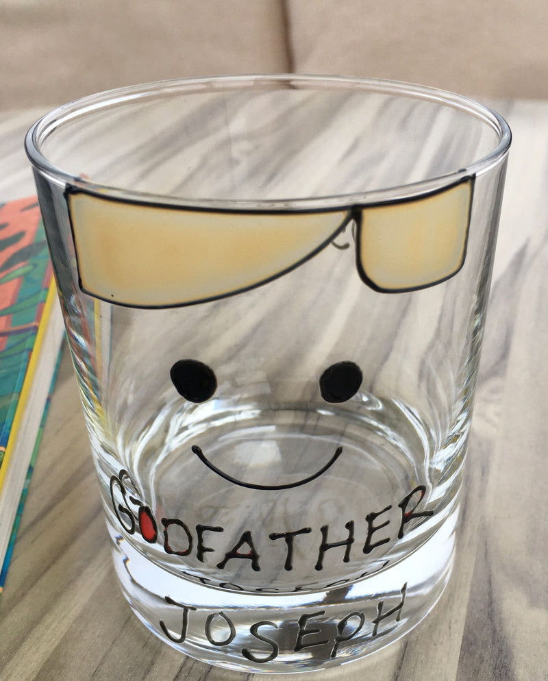 Personalised Godfather Whisky Glass (Cami)