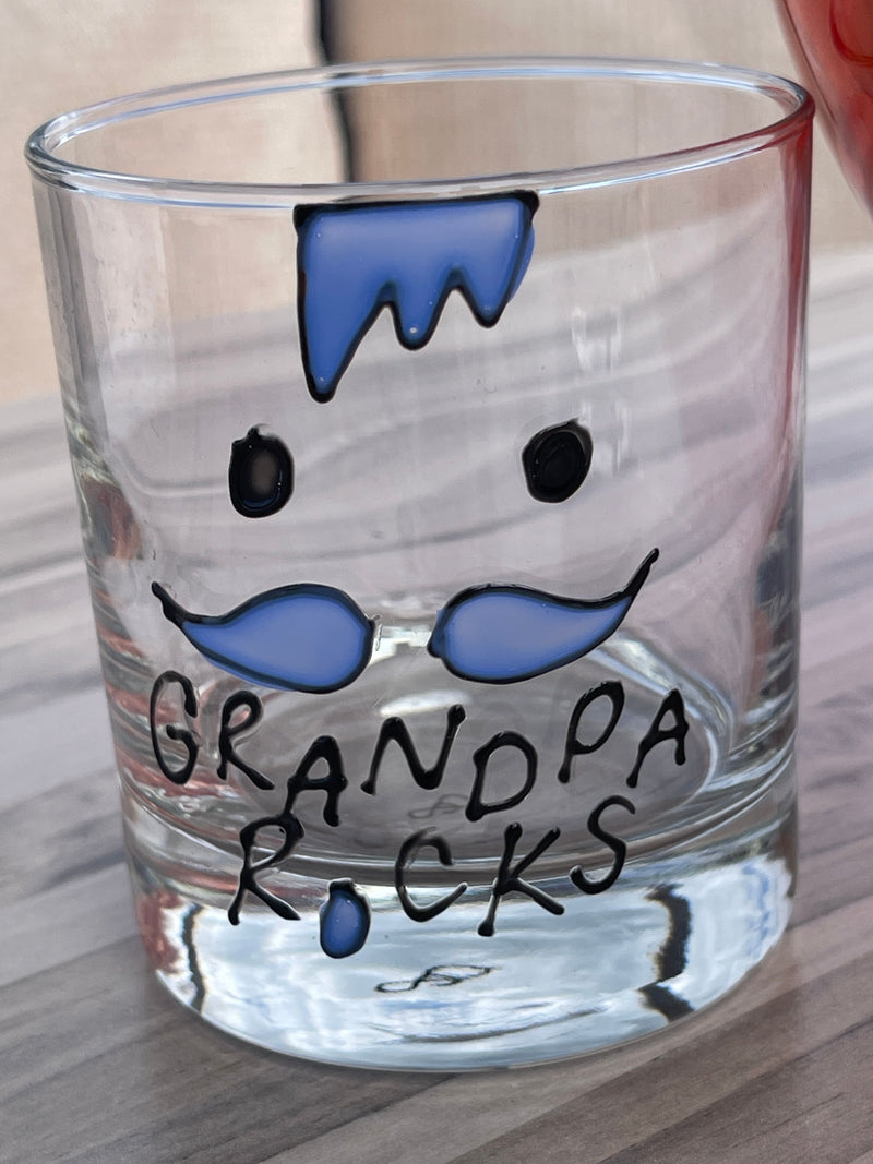 Grandpa Whisky Glass