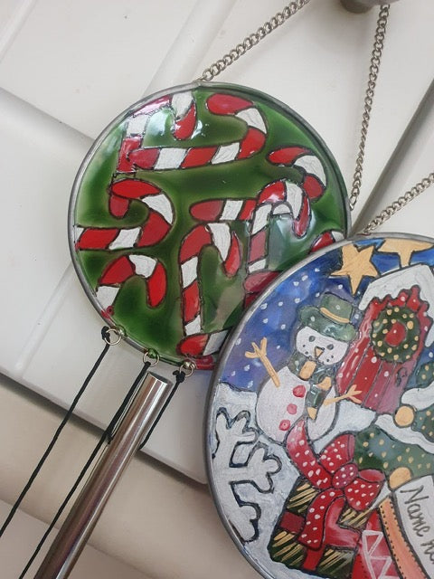 Paint Your Own Craft Kit 36: (2 Christmas Chimes)