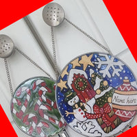 Paint Your Own Craft Kit 37: (2 Christmas Window Plaque)