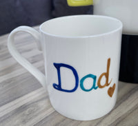 "Big" Daddy Fine Bone China 1 Pint Mug: (Multi Colour Blue)