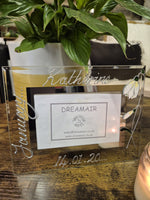 Flower Of The Month January Snowdrop Personalised/non personalised Landscape 2 sizes