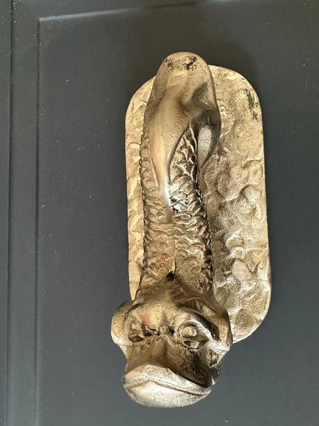 End Of Line Door Knocker - Fish Silver
