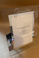 Grandmother variation Photo Frame: Portrait (Coffee/Hearts)