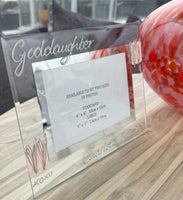 Goddaughter Design Gift Photo Frame: Landscape (Hearts)