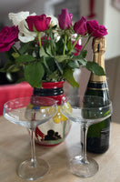 Champagne Glasses/Coupe x 2