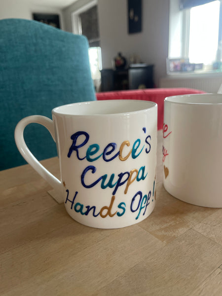 Personalised/non Personalised World Cup 1 Pint Fine Bone China Mug: