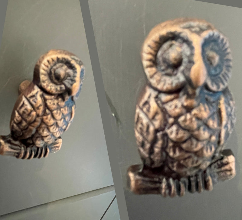 10 PACK OFFER Owl Cabinet/Drawer Knobs