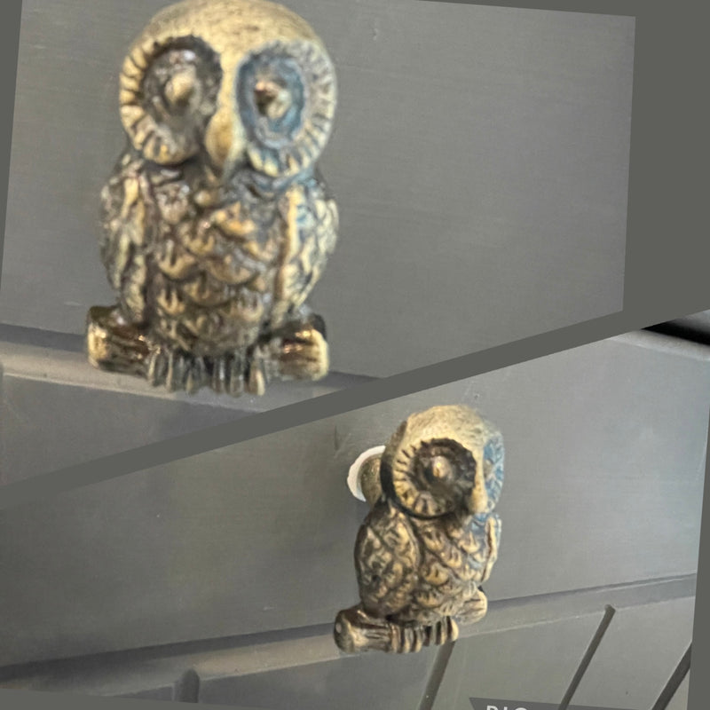 10 PACK OFFER Owl Cabinet/Drawer Knobs