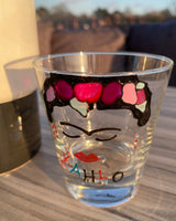 Frida Kahlo Water Bubble Drinking Glass
