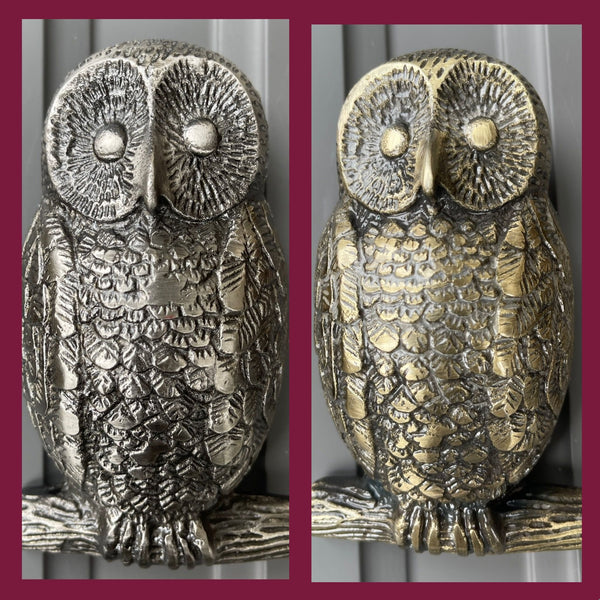 Owl Door Knocker (Gunmetal Silver) SLIGHT SECOND £20.00