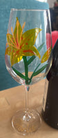 Lily Design Gift Wine Glass: