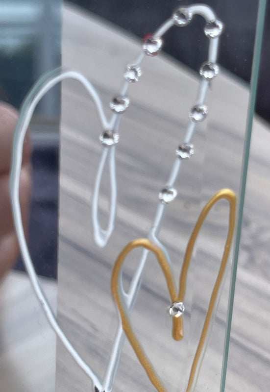 Bridesmaids Photo Frame Landscape (Hearts)