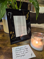 Hand Painted Music Gift Clear/Black Photo Frames Portrait: