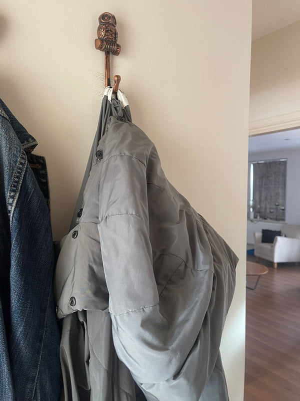 End Of Line Coat Hook - Owl Copper