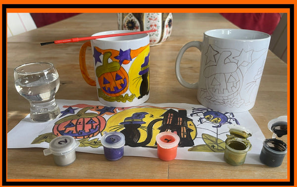 Painting by Numbers Mug Craft Kit Halloween