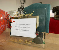 In Memory Robin Gift Photo Frame Landscape