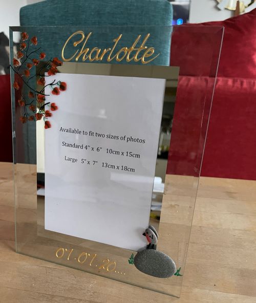 In Memory Robin  Gift Photo Frame Portrait