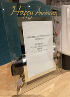 60th Wedding Anniversary Gift Photo: Frame Portrait (Flower)