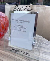 Best Man Photo Frame: Portrait (Hearts) 2 Sizes