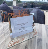 Prom Night Gift Photo Frame: Land Copper with Crystals