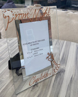 Prom Night Gift Photo Frame: Portrait Copper with crystals